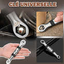 Clé à Molette Universelle Auto-réglable - Double Tête 9-45 Mm - Longueur 290 Mm - Acier 45 - 13