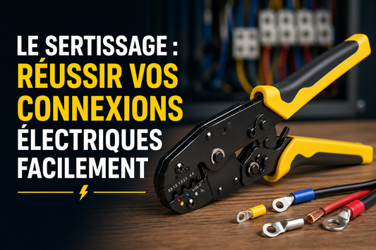 Pince à sertir sertissage