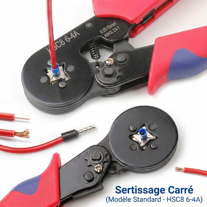 pince à sertir électrique sertissage carré HSC8 6-4A